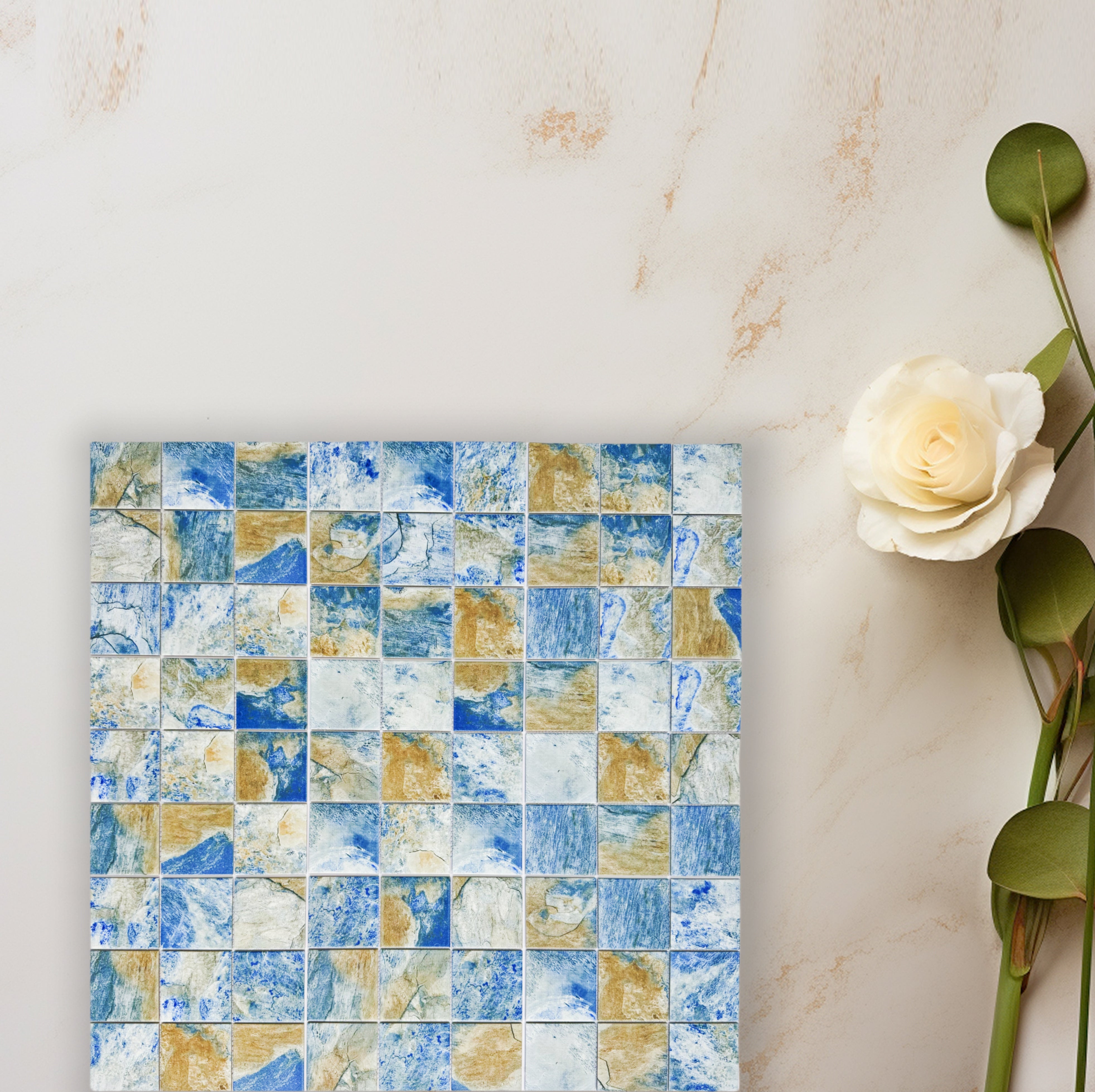 Mosaic Sáng Tạo - Gạch Toàn Sứ Lát Sàn Độc Đáo