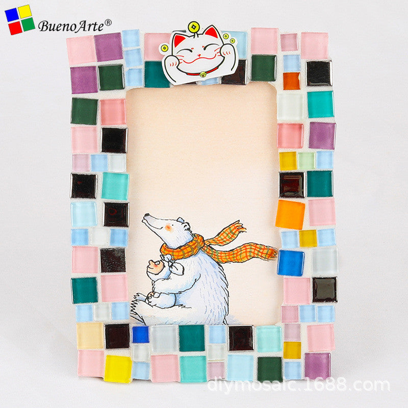 Gạch Mosaic Kính Pha Lê 1.5cm Hiện Đại