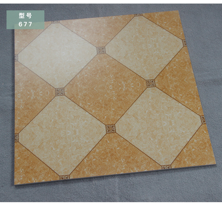 300x300/400x400 mm Bề mặt mờ chống trượt tạo khuôn Đồng chất Mộc mạc Gạch lát sàn Ceramic Porcelain dùng cho trang trí nhà