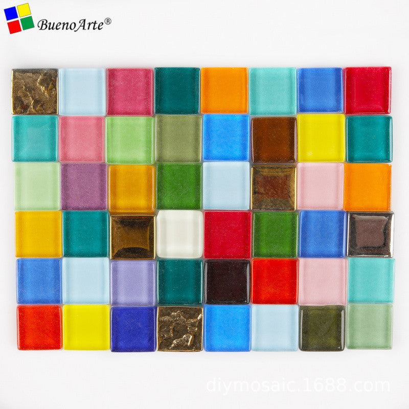 Gạch Mosaic Kính Pha Lê 1.5cm Hiện Đại