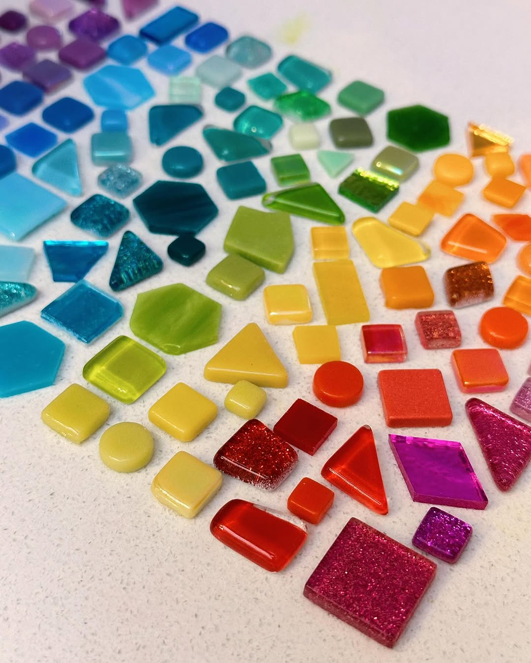 Hạt Mosaic Rời Cao cấp Thủy tinh/Gốm sứ Phong cách Thiết kế Hiện đại Dùng cho Khách sạn, Nghệ thuật & Thủ công Tự làm