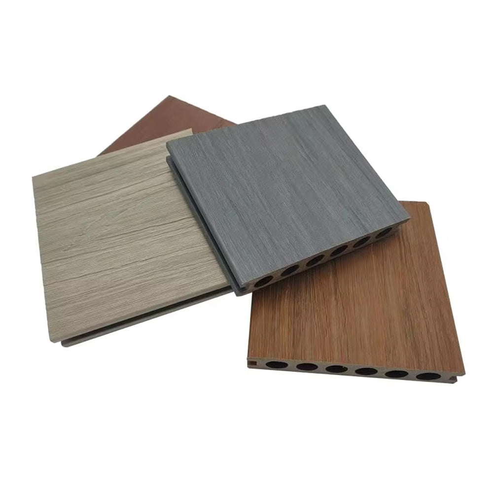 Sàn gỗ nhựa composite WPC thế hệ thứ hai đồng đùn profile rỗng 145x21 thân thiện môi trường chống trượt cho lối đi sân vườn sang trọng
