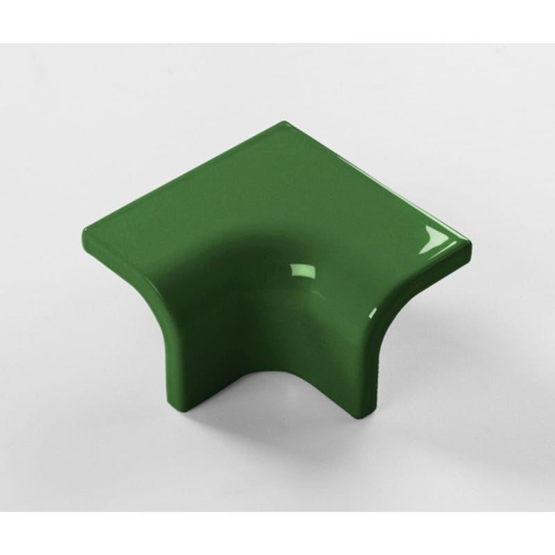 Chỉ lưng gạch men bếp màu xanh lá đậm