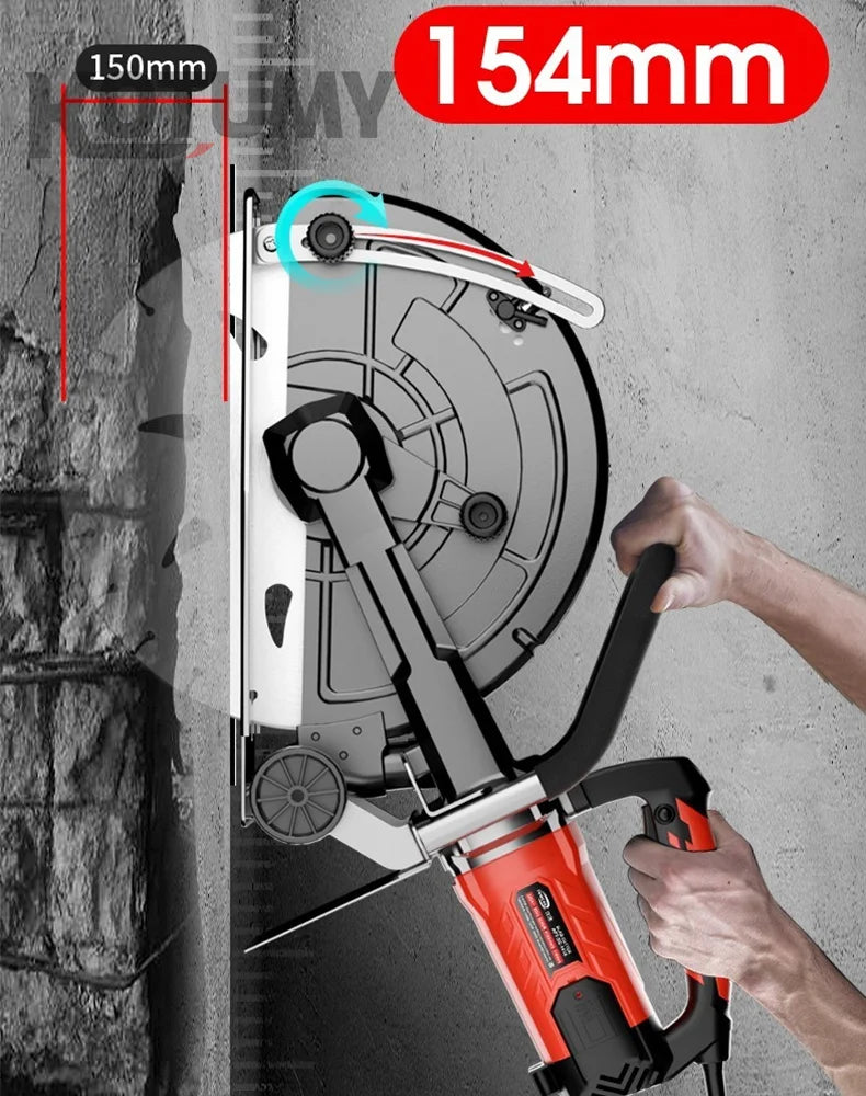 Máy Đục Tường Điện 220V Đa Năng Cưa Vòng Đa Góc Cắt Đường