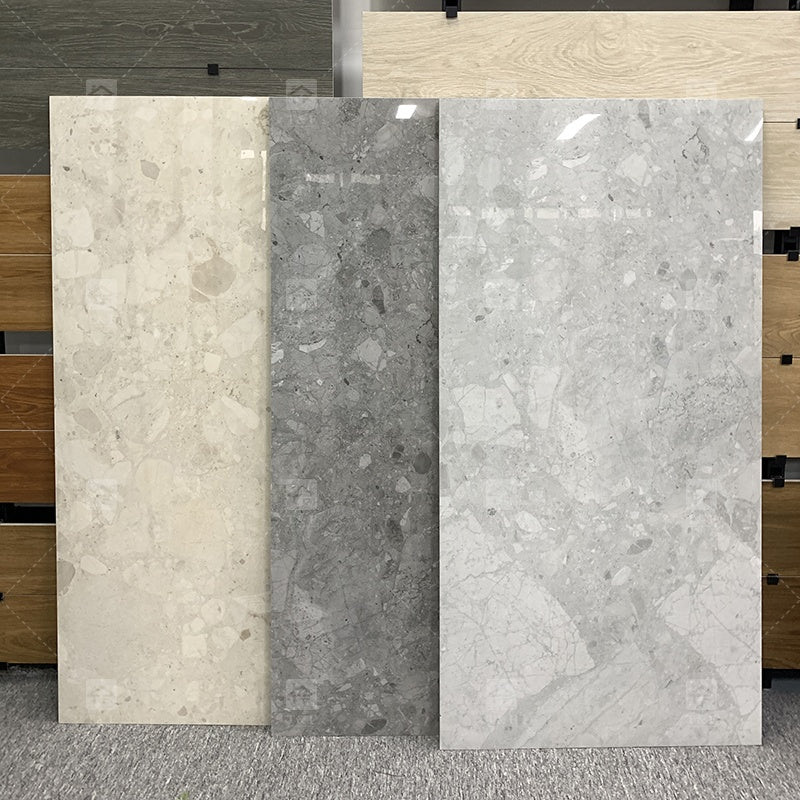 Gạch Lát Sàn Vân Đá Cẩm Thạch Bóng Nổi Bật 60x60 60x120 Dùng Cho Biệt Thự, Khách Sạn, Phòng Tắm, Phòng Khách