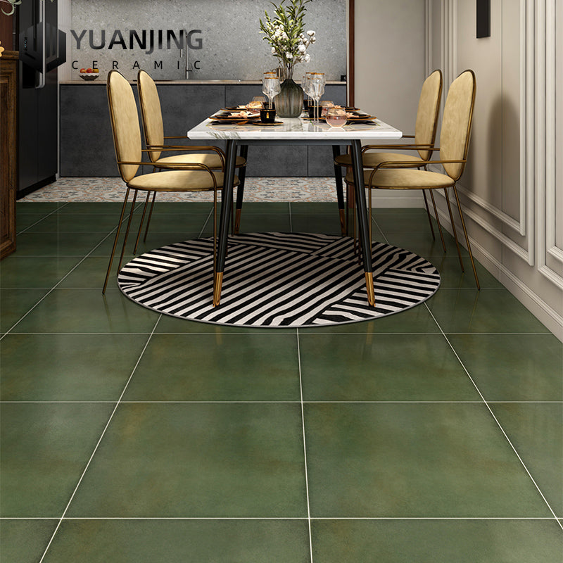 Gạch Sứ Retro Thiết Kế Hiện Đại 500x500mm Phong Cách Đồng Quê Mỹ Cổ Điển Ánh Sáng Dịu Men Kẹo Rạn Băng Phòng Khách