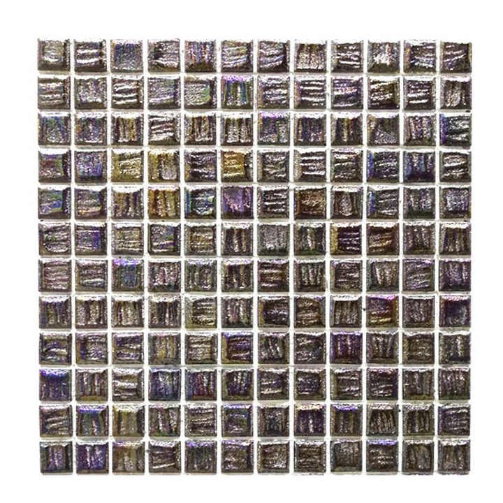 Gạch mosaic thủy tinh trong nhà và ngoài trời Fantasy Purple Pebble