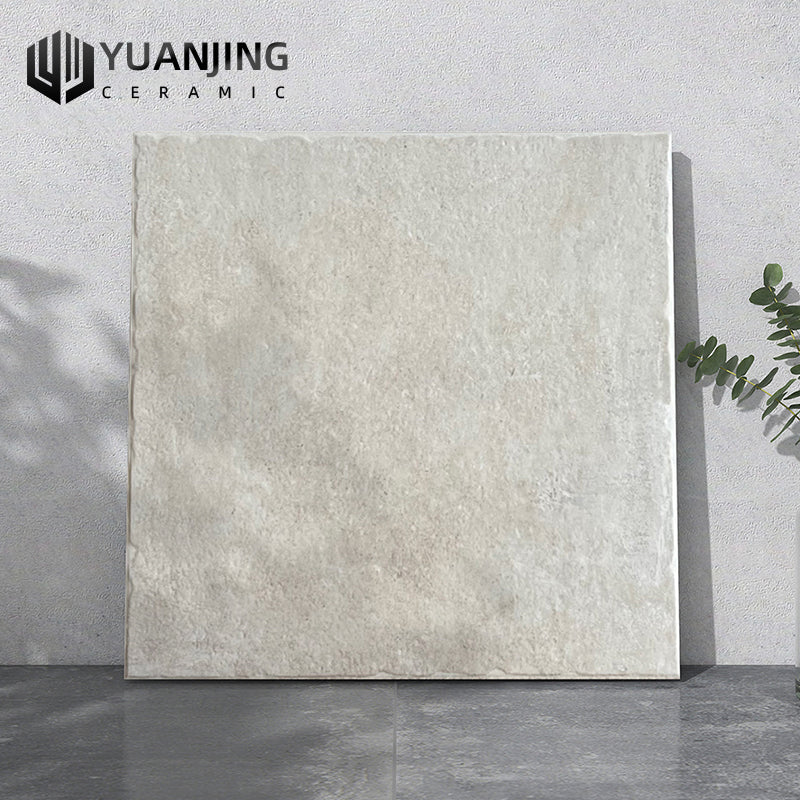 Gạch Lát Nền Sân Vườn Ngoài Trời Yuanjing Phong Cách Lâu Đài Màu Vôi Cổ Điển Chống Trượt 600x600mm