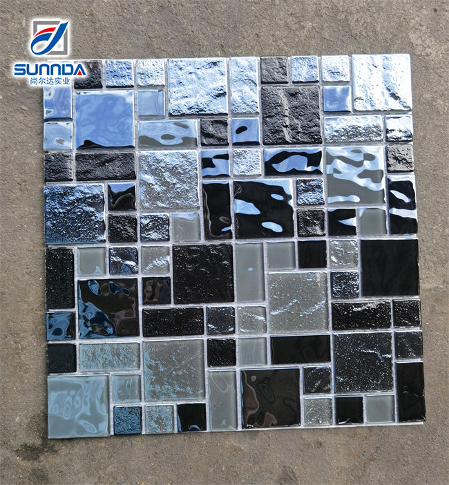 Gạch Mosaic Ốp Lát Sàn Tường Đá Cẩm Thạch, Đá, Gốm Sứ, Thủy Tinh, Kim Loại, Đa Chất Liệu, Kích Thước Tùy Chỉnh, Cho Bể Bơi, Nhà Bếp, Phòng Tắm
