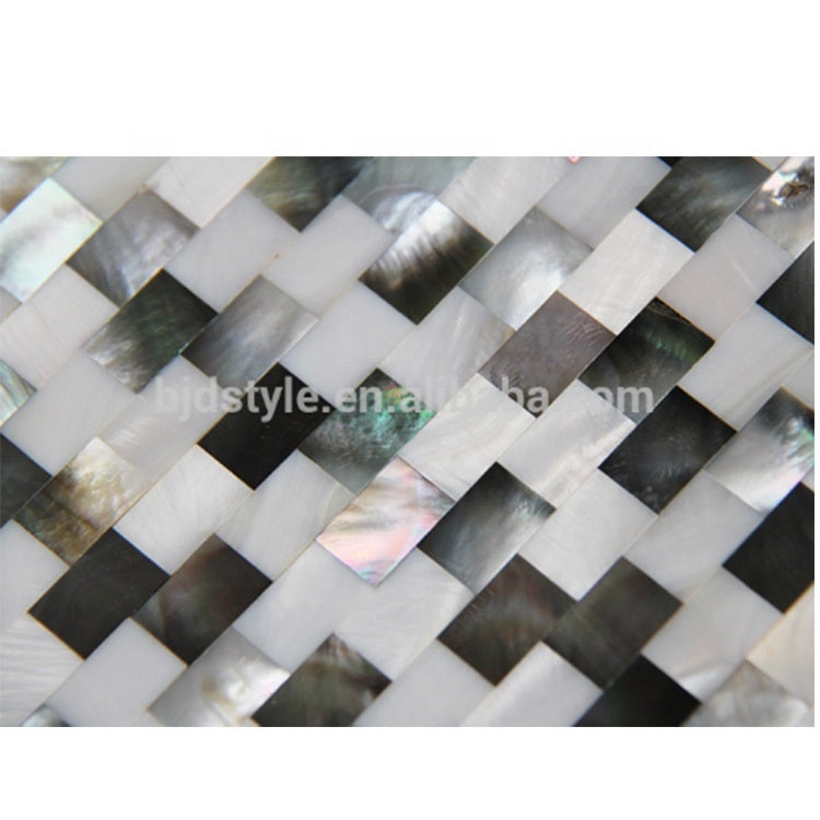 Tấm Gạch Mosaic Vỏ Ốc Xà Cừ Thiết Kế Mới