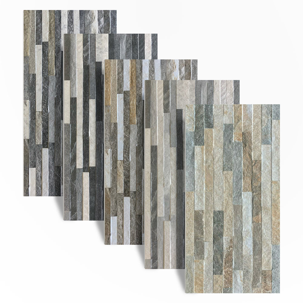 Gạch giả đá văn hóa mờ dùng ngoài trời 300x600, ốp tường ngoại thất biệt thự và khách sạn phong cách Retro từ Quảng Đông