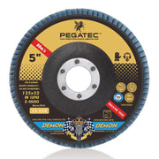 Đĩa mài 5&#39;&#39; 125x22mm PEGATEC DEMON Zirconia Aluminum dùng để đánh bóng thép không gỉ