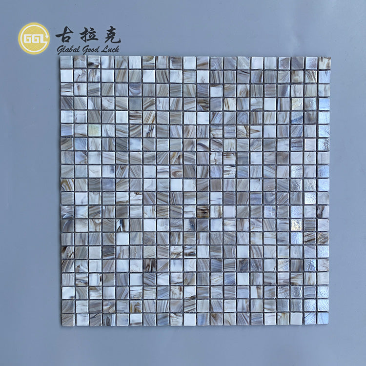 Gạch Mosaic Kính Cầu Vồng Dùng Để Trang Trí Tường, Phụ Kiện Phòng Tắm Khách Sạn, Tấm Lát Mosaic Bồn Tắm