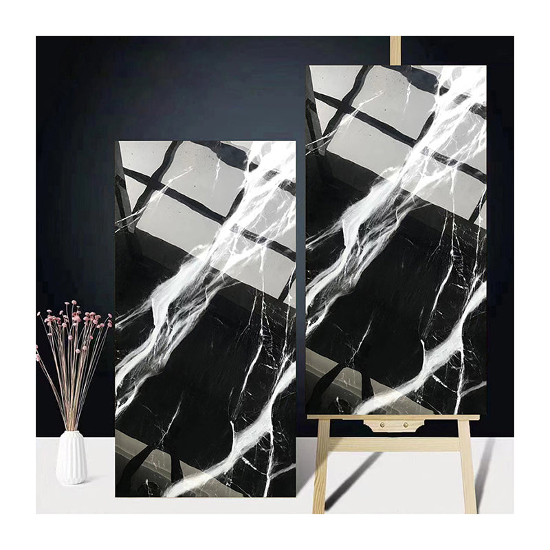 Gạch ốp tường và lát sàn sứ Tây Ban Nha tráng men Porcelanto nâu bóng men kính thiết kế vân đá cẩm thạch