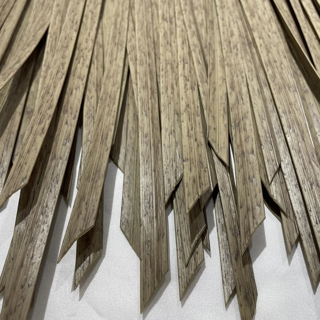 Quality 1 Year Warranty Modern Heat Resistant Plastic Artificial Thatch Roofing Tiles for Hotel Use-CD36