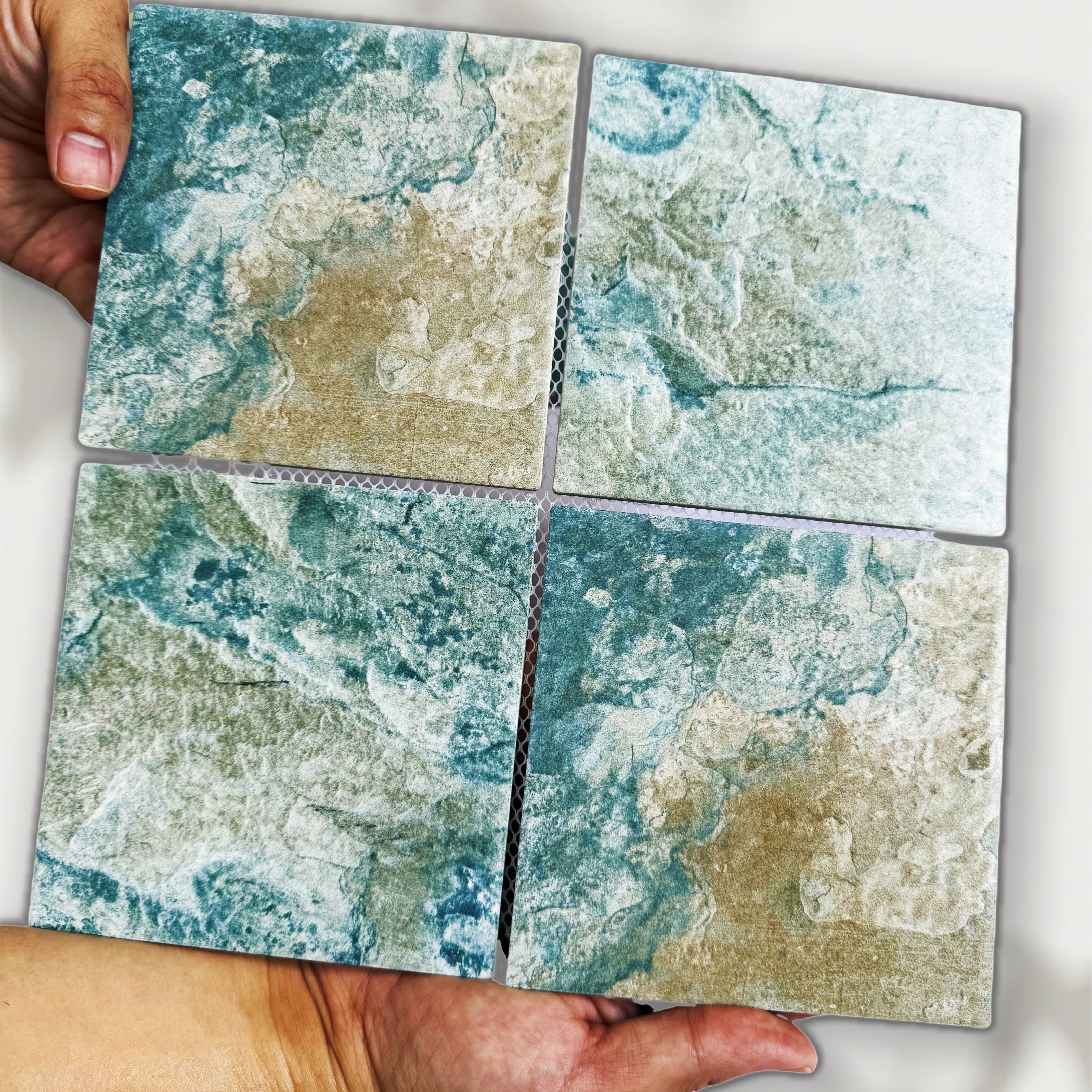 Gạch Hồ Bơi Gốm Mosaic Sáng Tạo Hiện Đại, Gạch Lát Sàn Gốm Sứ Toàn Phần, Gạch Đặc Biệt Kiểu Parquet Dành Cho Khách Sạn Biệt Thự Nhà Máy