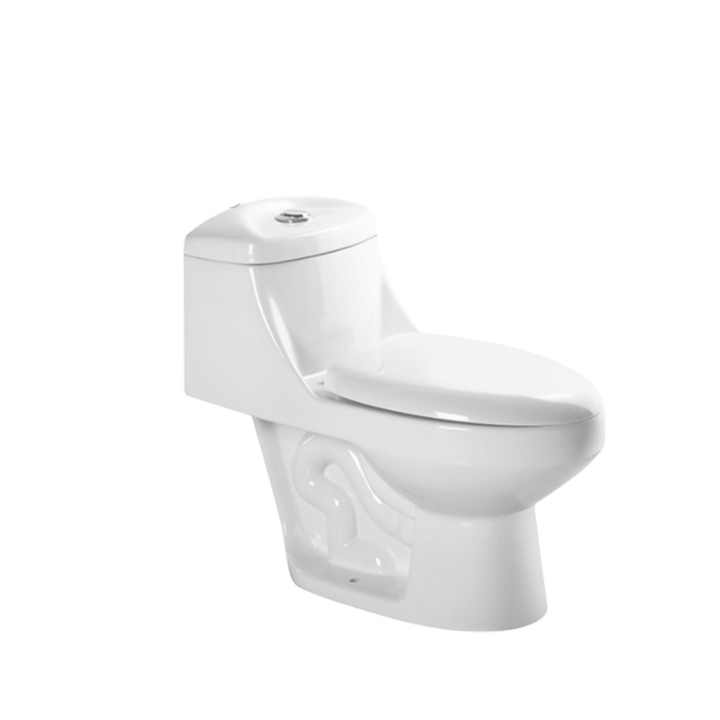 Bộ bồn cầu một khối bằng gốm siphonic Medyag MJ-P-3003, ống xả hình chữ S đóng chậm 300mm