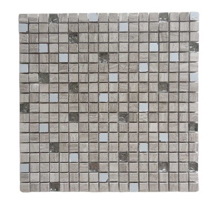 Tay nắm cửa bằng đá travertine màu be Gạch khảm đá cẩm thạch Gạch nội thất