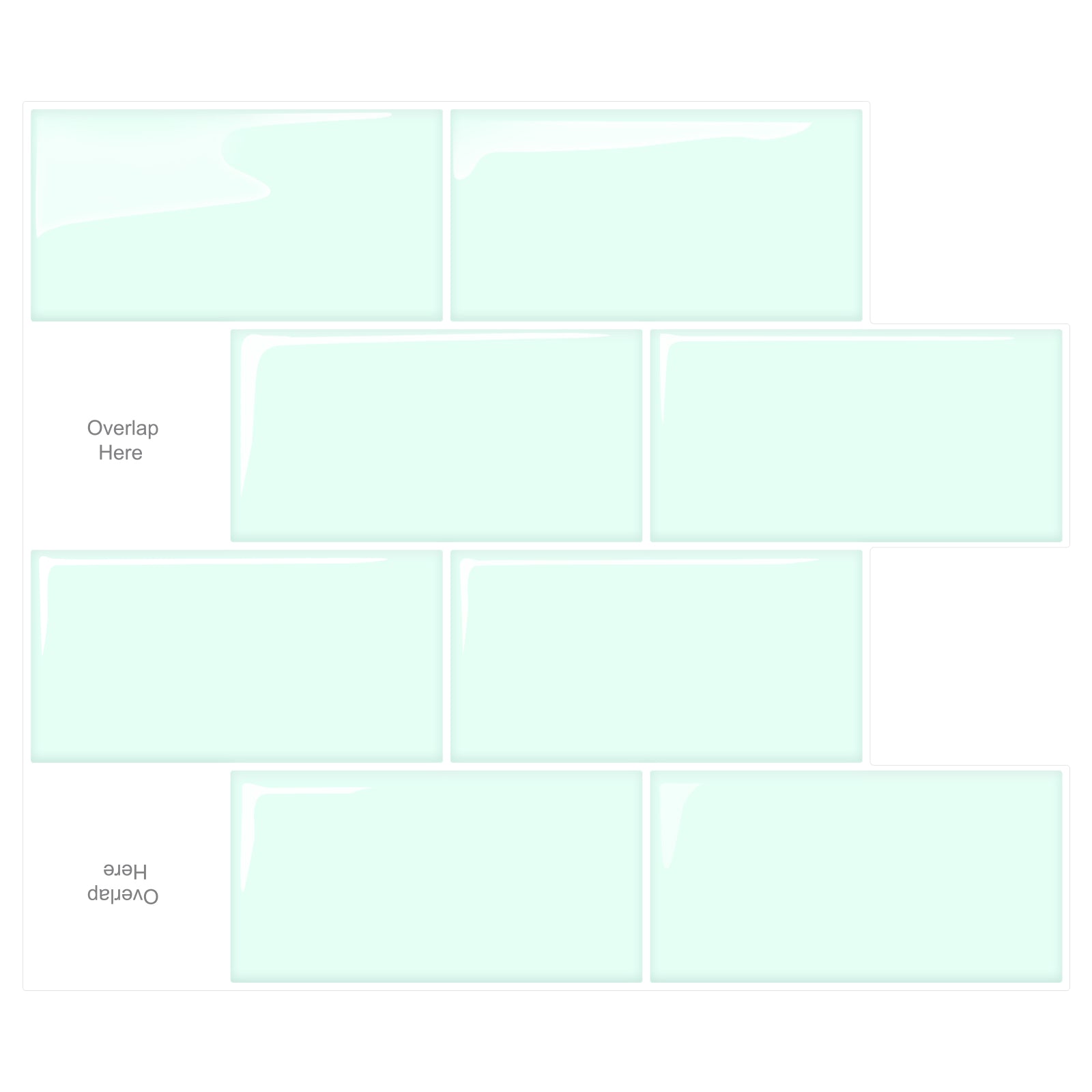 Gạch Dán Tường 3D Bóc Dán Chống Thấm Nước Họa Tiết Hình Học Vuông, Trang Trí DIY Hiện Đại Cho Ngôi Nhà