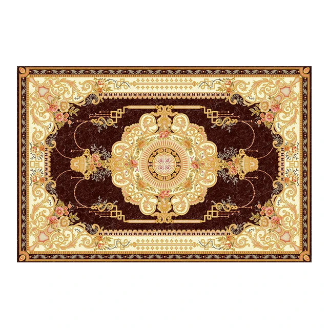 Thảm Gạch Vàng Hiện Đại 1600x2400mm Cho Sảnh