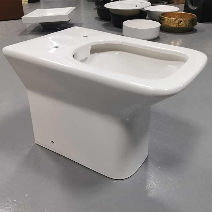 Chinese Bathroom Toilet Rimless Ceramic Toilets Floor Mounted