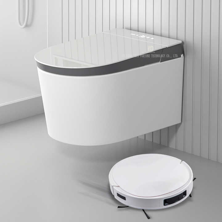 Bồn cầu thông minh treo tường chất lượng cao, bồn cầu tự động treo tường, bồn cầu thông minh treo tường