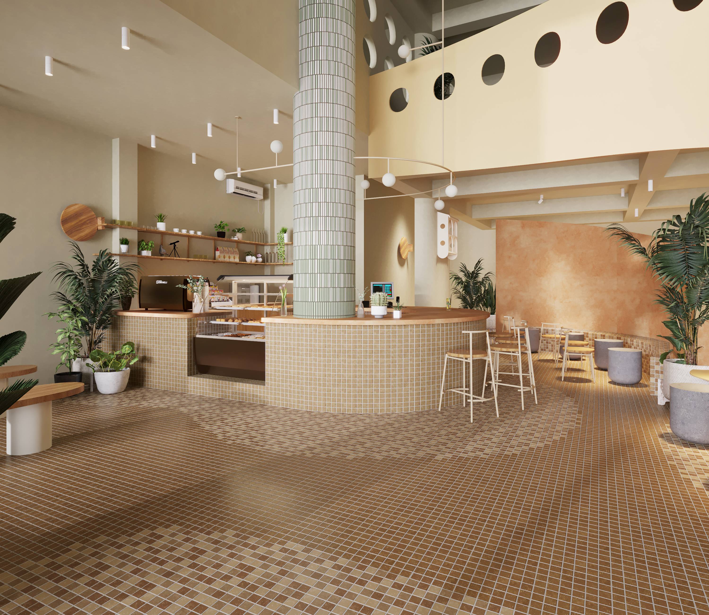 Tấm Gốm Sứ Mosaic Mỏng Tráng Men Phát Sáng Bán Chạy Dùng Cho Phòng
