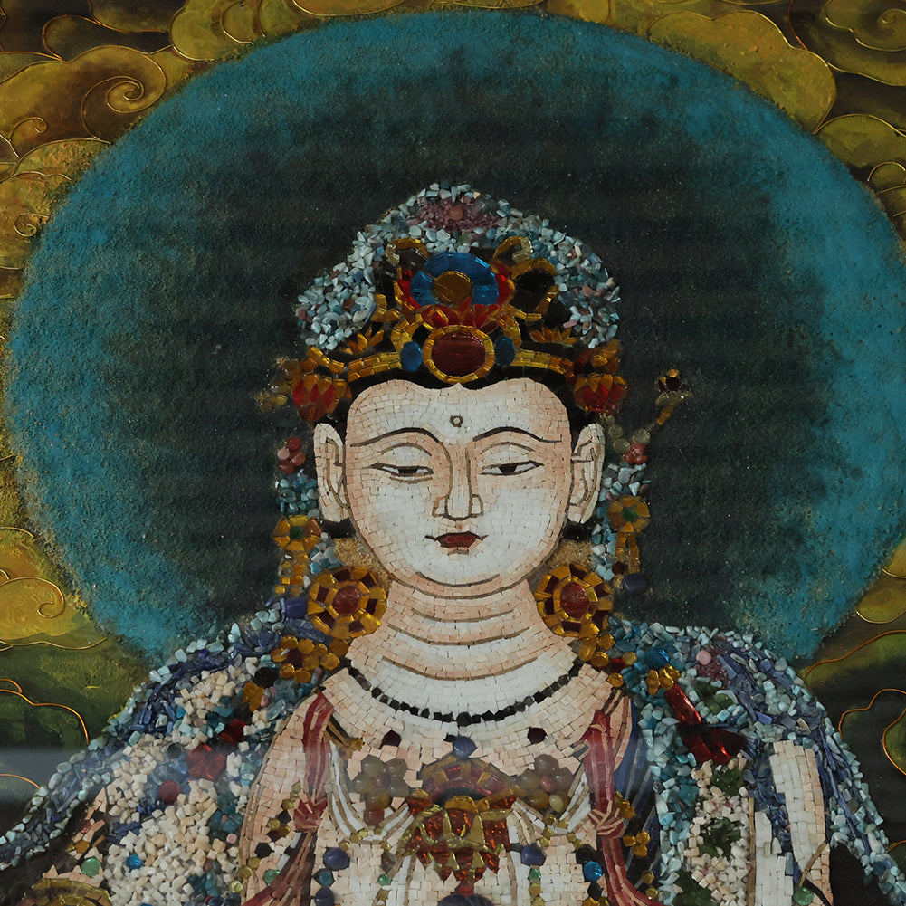 Tranh Kham Tuy Chinh Tuong Ton Giao Kinh Da Cam Thach