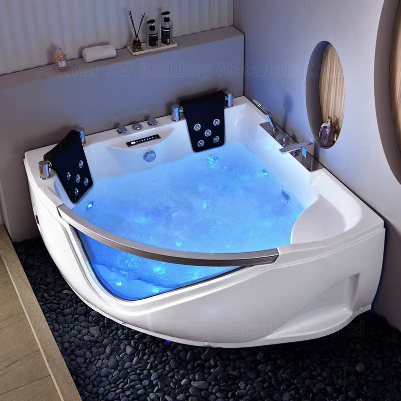 Sản phẩm bán chạy: Bồn tắm Jacuzzi Massage xoáy nước Phun khí Spa đặt góc để sàn độc lập chất liệu Acrylic