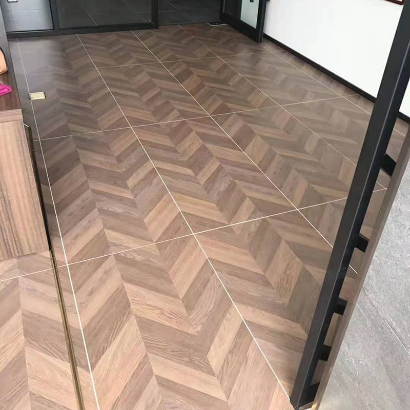 Gạch vân gỗ kiểu Mỹ họa tiết xương cá chống trượt cho phòng khách