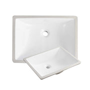 Hot Sale 18*13in Cupc Ceramic Sink for Bathroom Undermount Hand Wash Basin