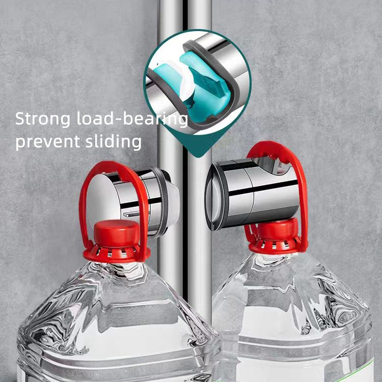 Giá đỡ vòi sen cầm tay phòng tắm và vòi xịt vệ sinh bằng nhựa ABS mạ crom bóng, điều chỉnh được, chất lượng cao.