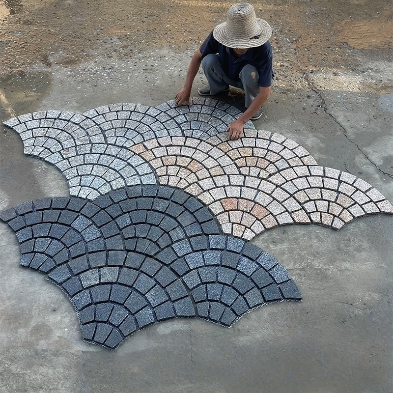Đá lát granite tròn bền chắc