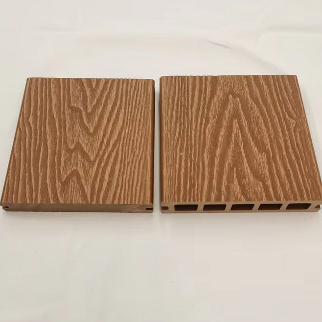 Sàn gỗ nhựa composite ngoài trời chống trơn hiện đại, chống tia UV
