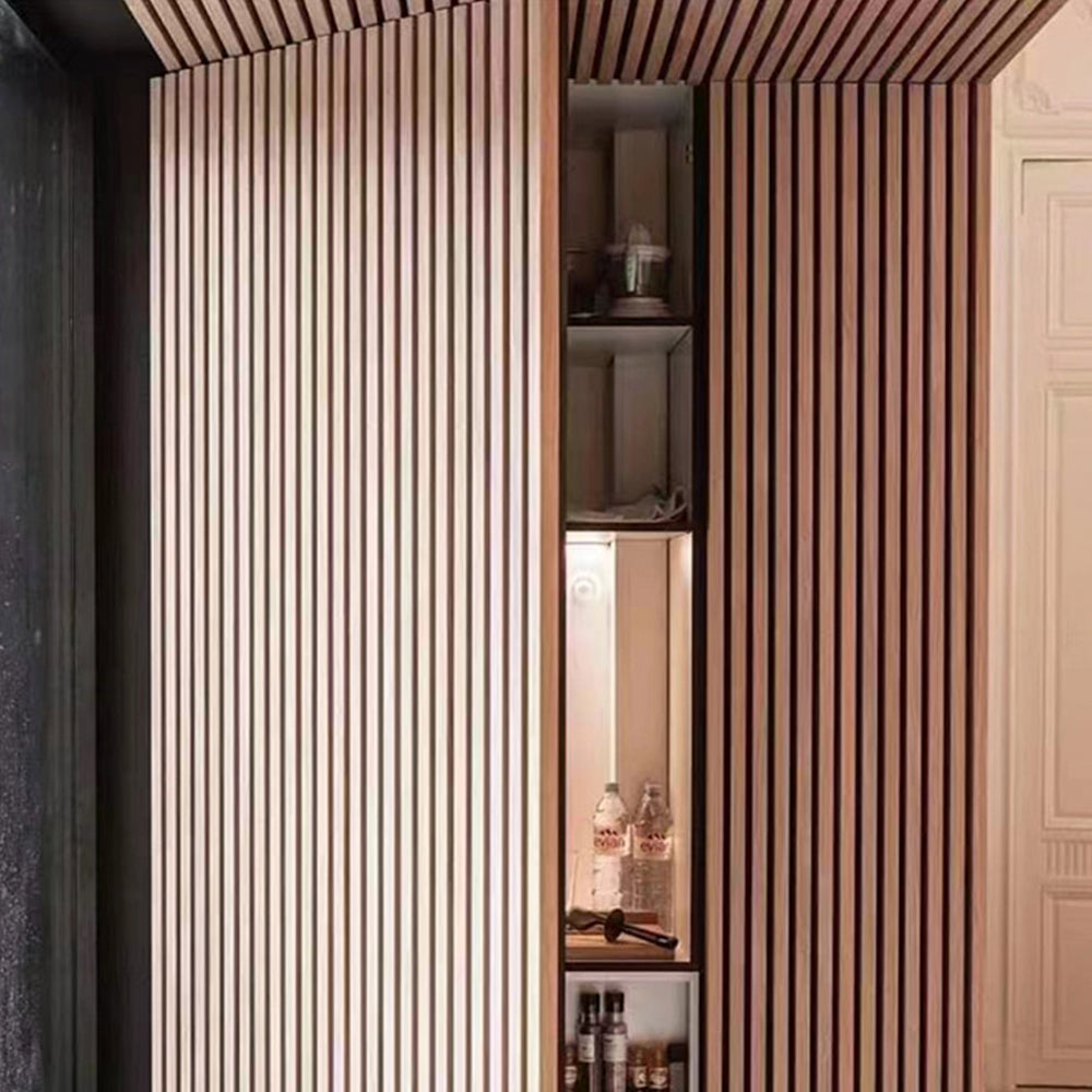 Tấm tiêu âm Akupanel MDF veneer gỗ cách âm cho gia đình và văn phòng