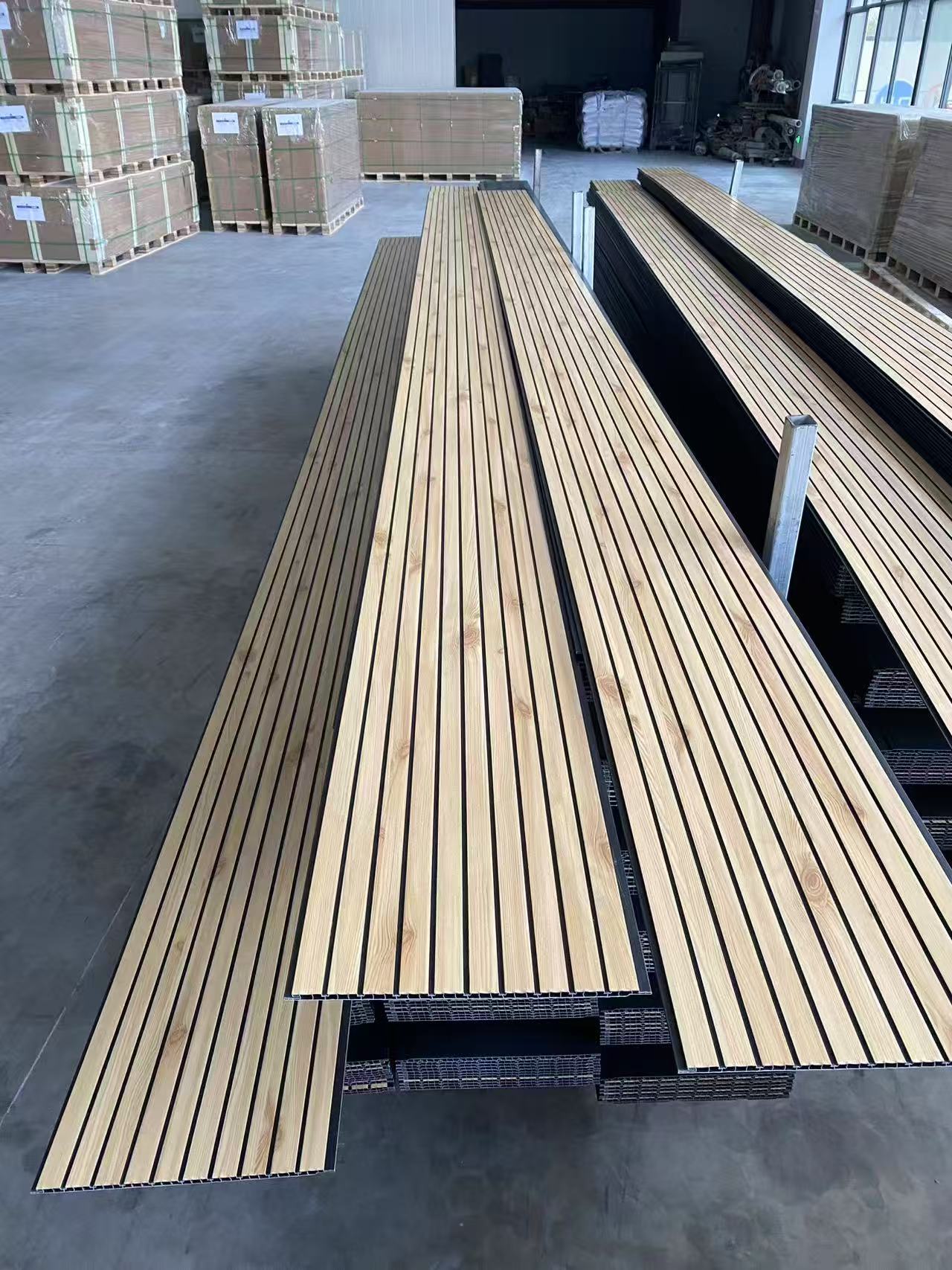 Tấm ốp trần PVC nội thất cho tường và trần, Tấm ốp tường PVC vân gỗ màu đen