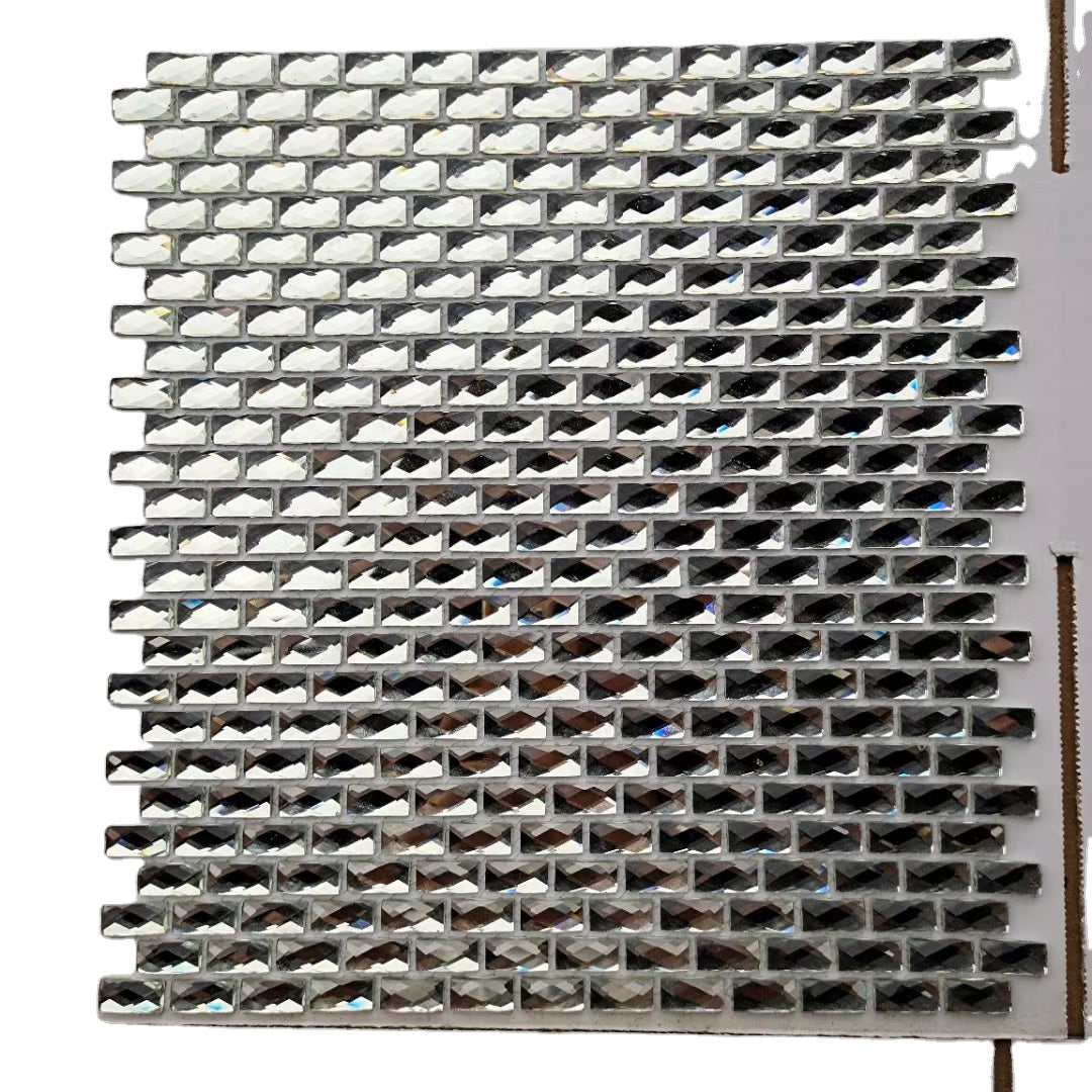 Gạch Kính Mosaic Pha Lê Chất Lượng Cao, Mosaic Thủy Tinh Dùng cho Phòng Tắm