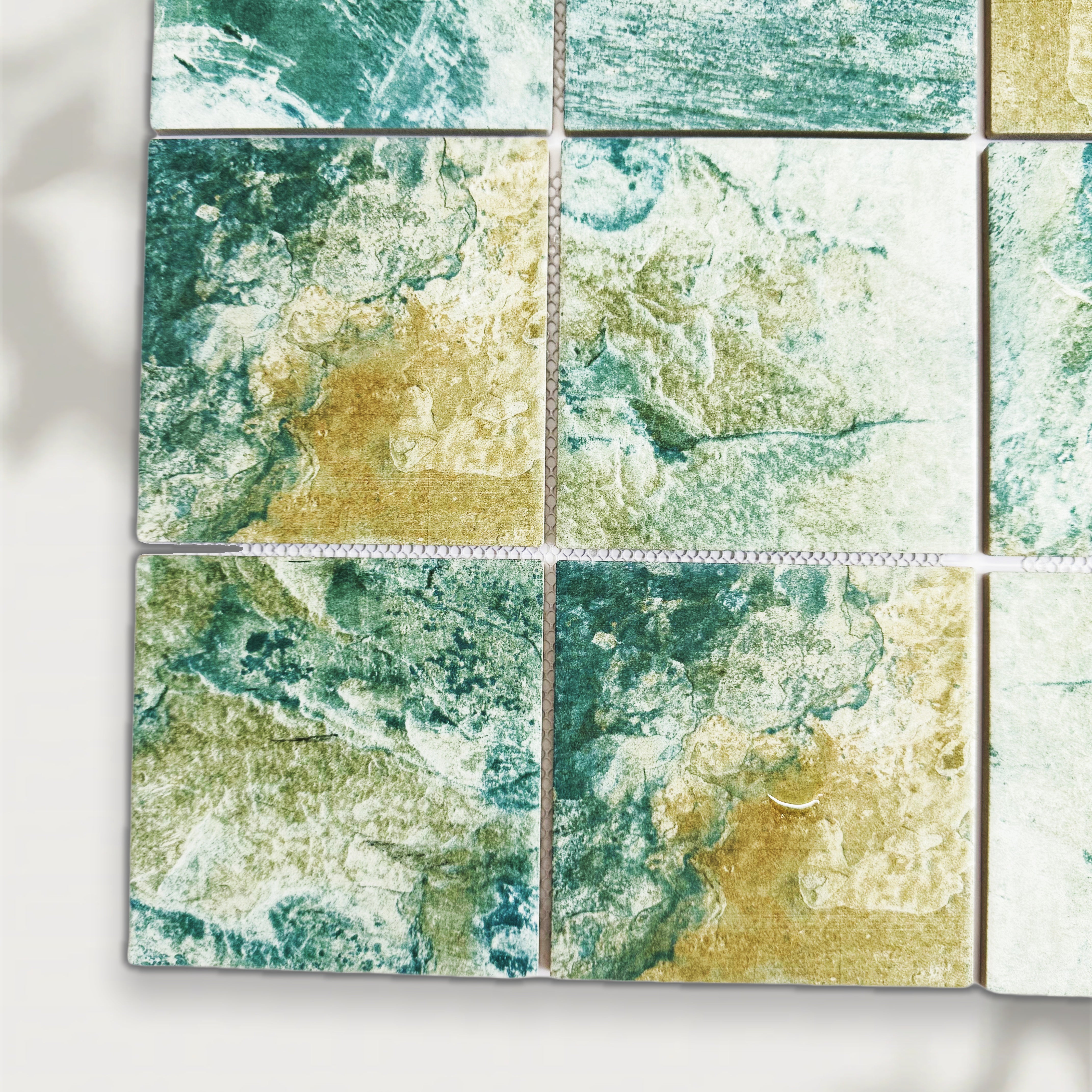 Gạch Hồ Bơi Gốm Mosaic Sáng Tạo Hiện Đại, Gạch Lát Sàn Gốm Sứ Toàn Phần, Gạch Đặc Biệt Kiểu Parquet Dành Cho Khách Sạn Biệt Thự Nhà Máy