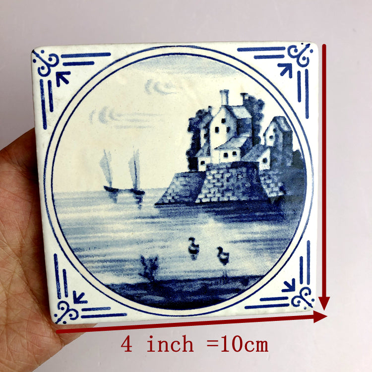 Gạch ốp tường bếp, phòng tắm, khách sạn phong cách Bắc Âu, gạch ốp lò sưởi nội thất họa tiết nghệ thuật Mexico 10x10cm