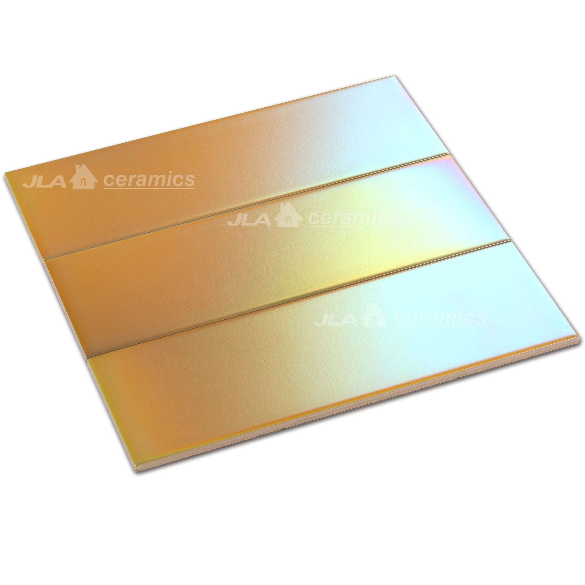 Gạch Ceramic Óng Ánh Cầu Vồng Đa Sắc 4*12 Inch/100*300mm