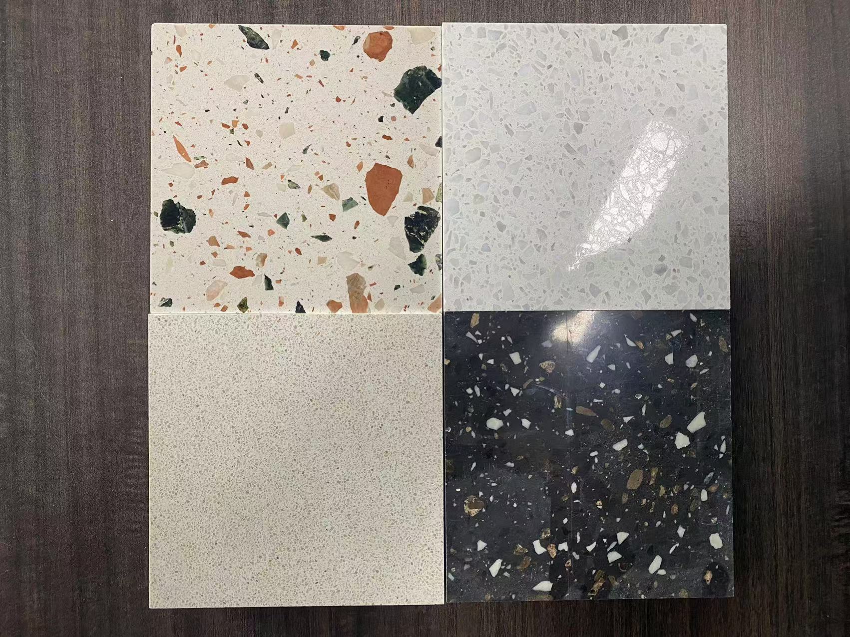 Gạch Lát Nền Terrazzo Trắng Hiện Đại Cho Dự Án Thương Mại