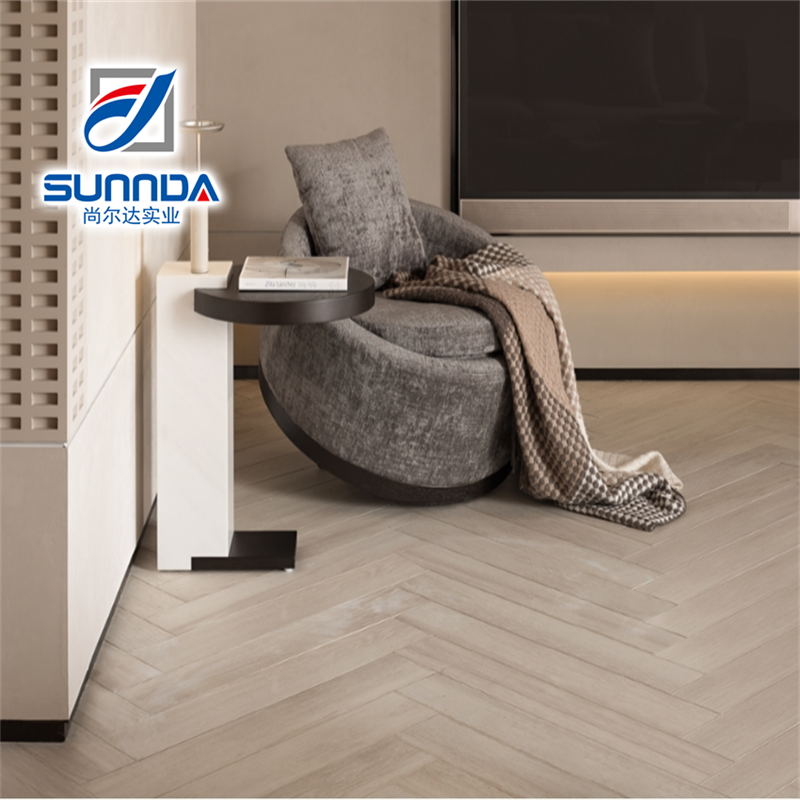 Gạch Sứ Rô-man Màu trong Chống Trượt Bề Mặt Mờ Vân Gỗ Nâu Xám Đã Ngừng Sản Xuất