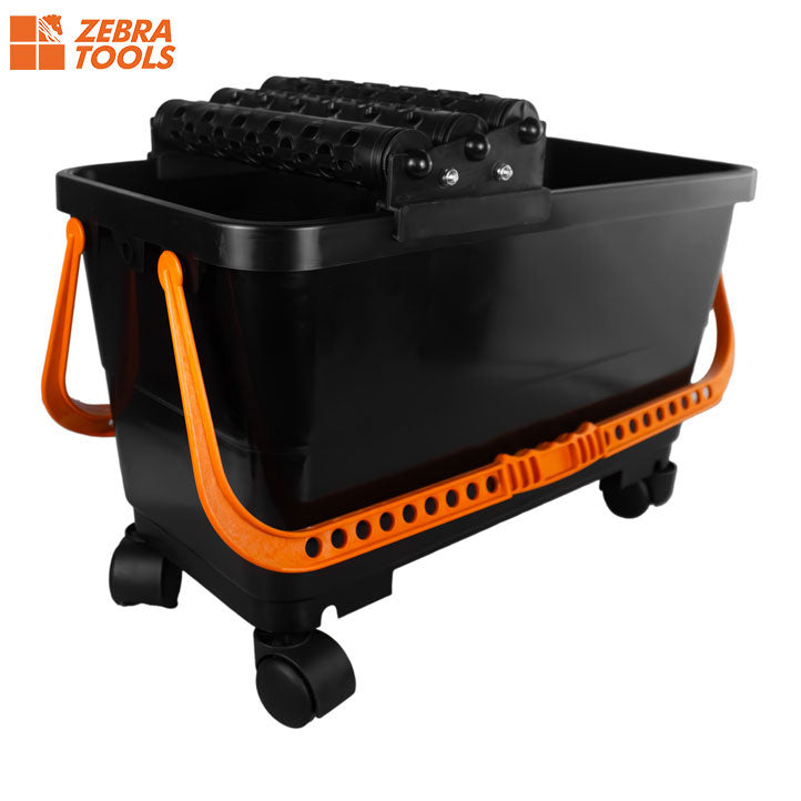 Bộ vệ sinh mạch vữa chịu lực 24L với con lăn kép & miếng bọt biển lưới để chăm sóc gạch