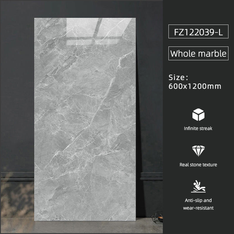 Cung cấp trực tiếp từ nhà máy Gạch lát sàn sứ bóng vân đá cẩm thạch giả hiện đại 600x1200 dùng trong nhà cho Phòng tắm, Phòng khách, Biệt thự