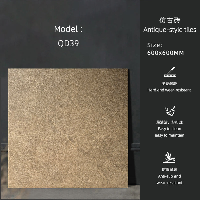 Gạch Lát Phật Sơn 60x60cm Vân Đá Cẩm Thạch Giả Cổ