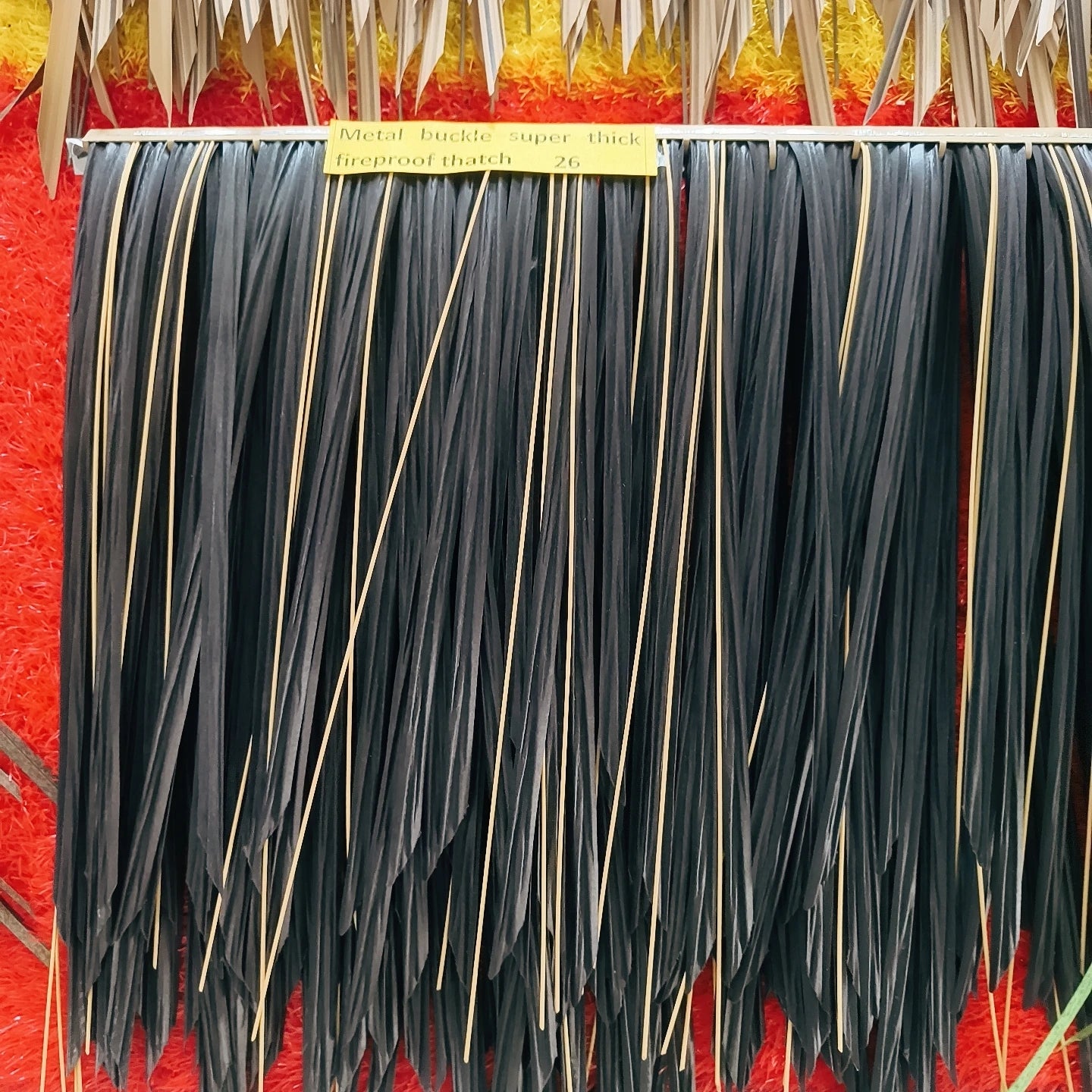 Hawaiian Bar Synthetic Palm Faux Thatch Faux Thatch Roof Artificial Thatch Roof Tile