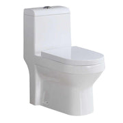 Bồn cầu sứ Medyag cỡ lớn hình chữ S 300mm, bồn cầu một khối Inodoro, bồn cầu tròn