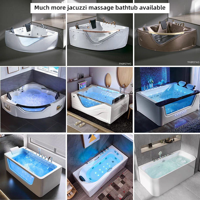 Sản phẩm bán chạy: Bồn tắm Jacuzzi Massage xoáy nước Phun khí Spa đặt góc để sàn độc lập chất liệu Acrylic
