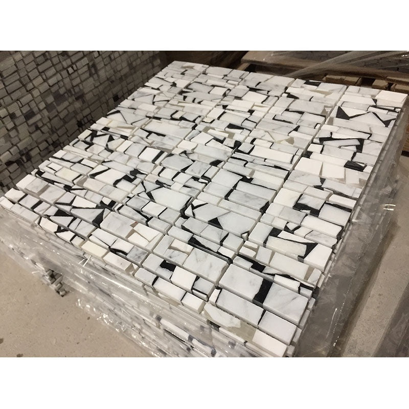 Tranh khảm tường nghệ thuật Gạch mosaic đá Terrazzo cẩm thạch Gạch trang trí phòng tắm Gạch ốp tường và lát sàn nội thất Khảm Hình ảnh thiết kế nghệ thuật khảm