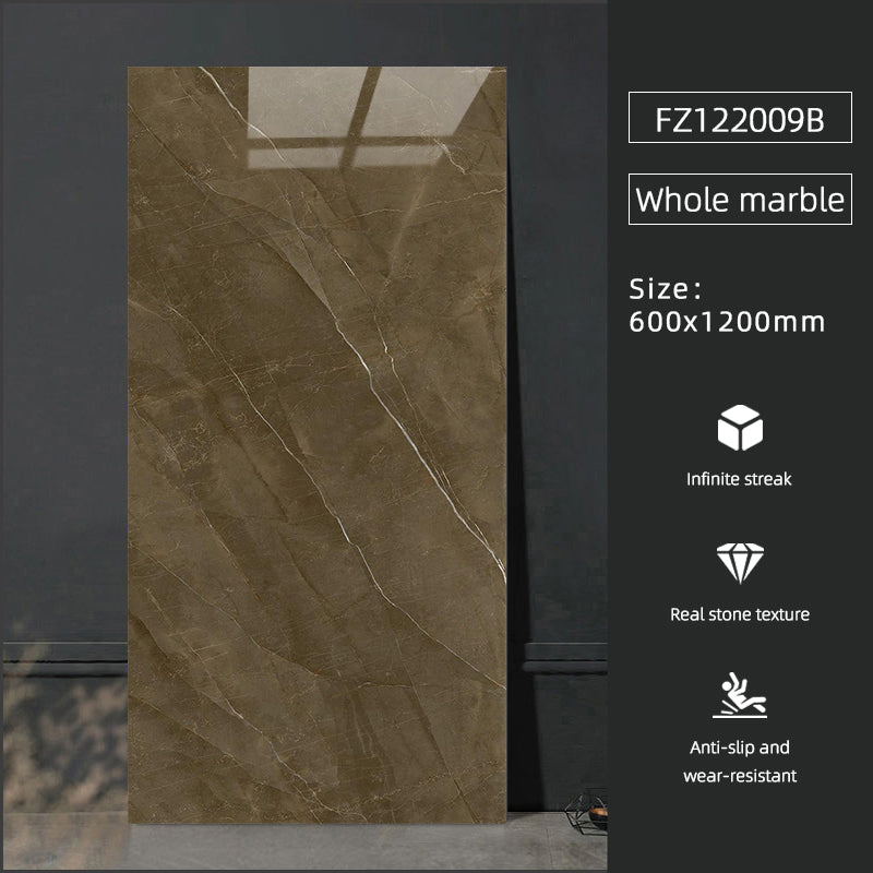 Cung cấp trực tiếp từ nhà máy Gạch lát sàn sứ bóng vân đá cẩm thạch giả hiện đại 600x1200 dùng trong nhà cho Phòng tắm, Phòng khách, Biệt thự